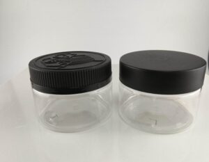 Mihaa packaging 66mm pet jar with child proof cap