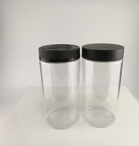 Mihaa packaging 66mm pet jar with child proof cap