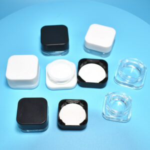 cube cannabis packaging glass jar with child resistant cap mihaa packaging (5)