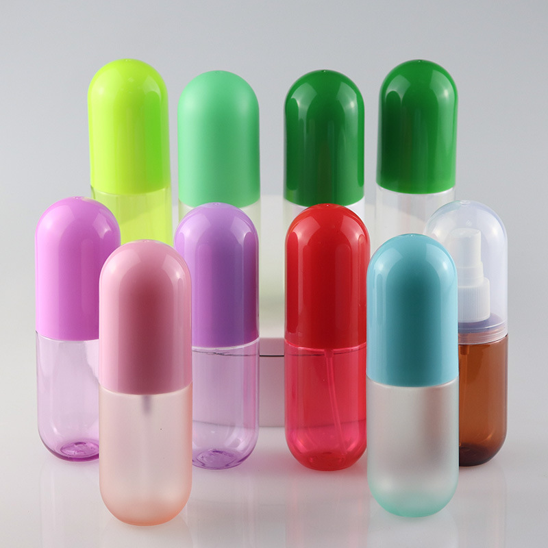 mihaa packaging Capsule-shaped plastic bottle